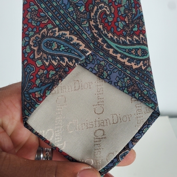 Christian Dior Neck Tie OS - Picture 3 of 5